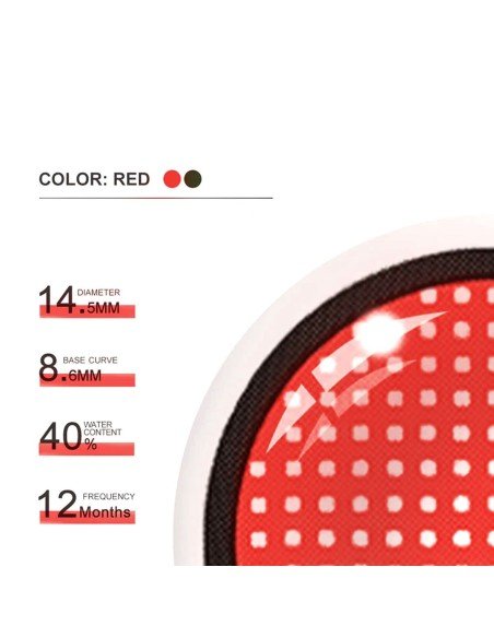 ⭐ Crazy Lentes Blind FX Mesh Blanco Nublan Visión ⭐ Crazy Lentes Blind FX Mesh Blanco Nublan Visión