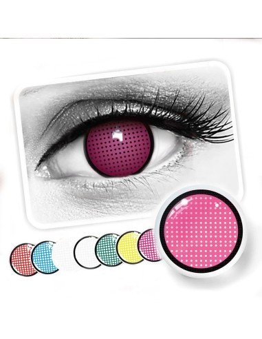 ⭐ Lentes de Contacto Mesh FX  Blanco Nublan Visión