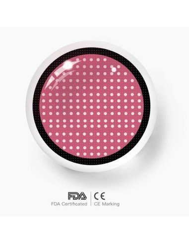 ⭐ Crazy Lentes Blind FX Mesh Blanco Nublan Visión