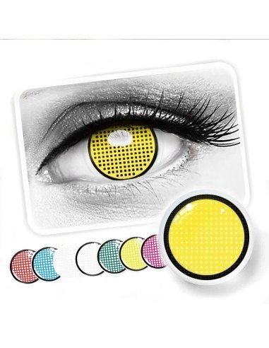 ⭐ Lentes de Contacto Mesh FX  Blanco Nublan Visión