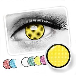 ⭐ Lentes de Contacto Mesh FX  Blanco Nublan Visión
