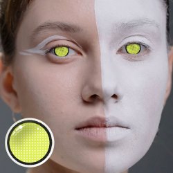 ⭐ Lentes de Contacto Mesh FX  Blanco Nublan Visión