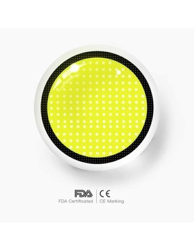 ⭐ Crazy Lentes Blind FX Mesh Blanco Nublan Visión