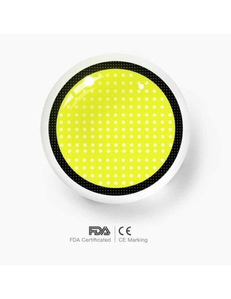 ⭐ Crazy Lentes Blind FX Mesh Blanco Nublan Visión