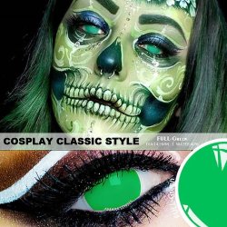 ⭐ Lentes de Contacto Blind FX Dark Zoom Bloquea Visión