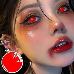 ⭐ Lentes de Contacto Blind FX Dark Zoom Bloquea Visión