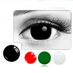 ⭐ Lentes de Contacto Blind FX Dark Zoom Bloquea Visión