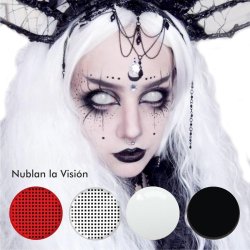 ⭐ Lentes de Contacto Blind FX Dark Zoom Bloquea Visión