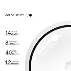 ⭐ Crazy Lentes Blind FX Dark Zoom Bloquea Visión