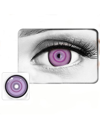 ⭐ Lentes de Contacto Mesh FX Maid Sakuya Lila Nubla la Visión de la Mansión Scarlet Devil