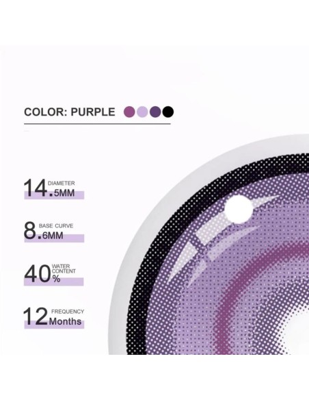 ⭐ Lentes Blind FX Sakuya Lila Nubla la Visión ⭐ Lentes Blind FX Sakuya Lila Nubla la Visión