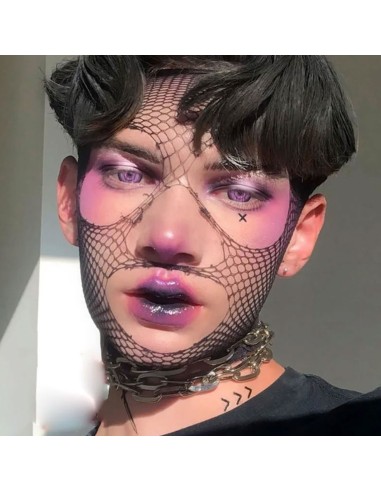 ⭐ Lentes de Contacto Mesh FX Maid Sakuya Lila Nubla la Visión de la Mansión Scarlet Devil