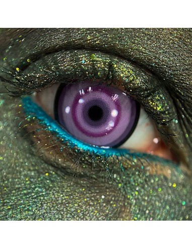 ⭐ Lentes de Contacto Mesh FX Maid Sakuya Lila Nubla la Visión de la Mansión Scarlet Devil