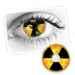 ⭐Lentes de Contacto Locos Biohazard Radiate Crazy Radioactivo