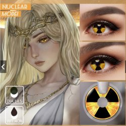 ⭐Lentes de Contacto Locos Biohazard Radiate Crazy Radioactivo