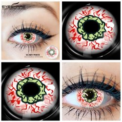 ⭐ Lentes Halloween Crazy Berzerker Venom