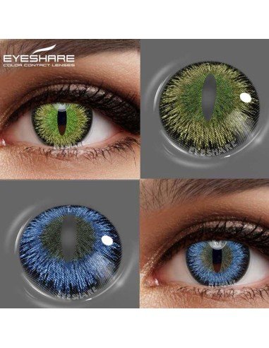 ⭐ Lentes Halloween Cat Dragón Choco Crazy Lens FX