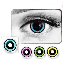 ⭐ Lentes de Contacto Cosplay Nebulos Pupila agrandada Dolly Eyes