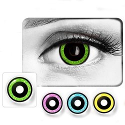 ⭐ Lentes de Contacto Cosplay Nebulos Pupila agrandada Dolly Eyes