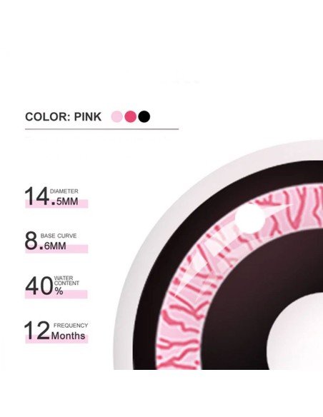 ⭐ Lentes Locos Nebulos Crazy Halloween Disfraz