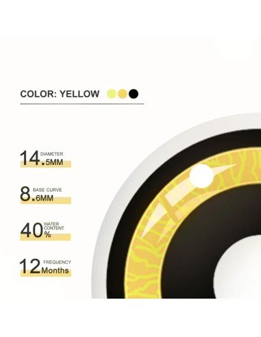 ⭐ Lentes Locos Nebulos Crazy Halloween Disfraz