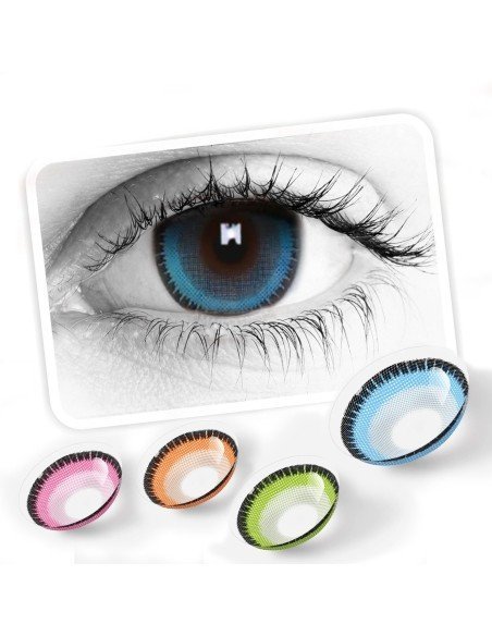 ⭐ Lentes Locos Nebulos Crazy Halloween Disfraz