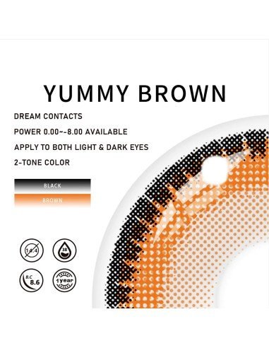 ⭐ Lentes de Contacto Cosplay Yummi K-pop Dolly Eyes