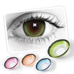 ⭐ Lentes Locos Nebulos Crazy Halloween Disfraz