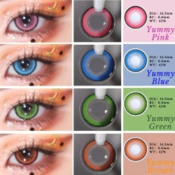 ⭐ Lentes Locos Nebulos Crazy Halloween Disfraz