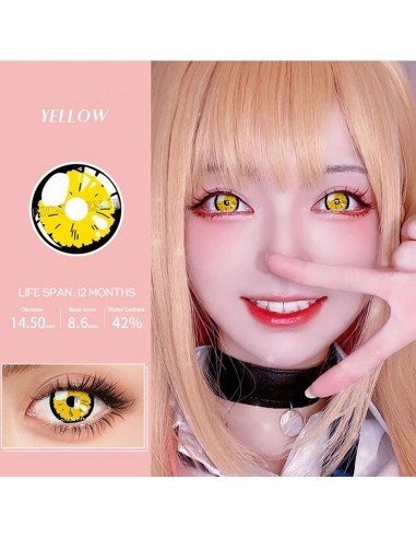 ⭐ Lentes de Contacto Darling Sweety Anime Dress-Up Cosplay Dolly Eyes