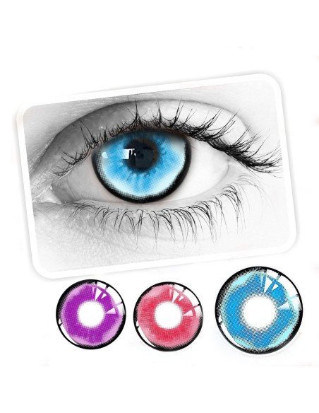 ⭐ Lentes Locos Nebulos Crazy Halloween Disfraz
