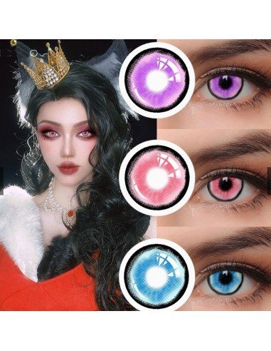 ⭐ Lentes Locos Nebulos Crazy Halloween Disfraz