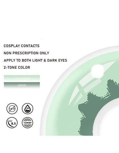 ⭐ Lentes Halloween Crazy Inmortal Crow Mortal Virux