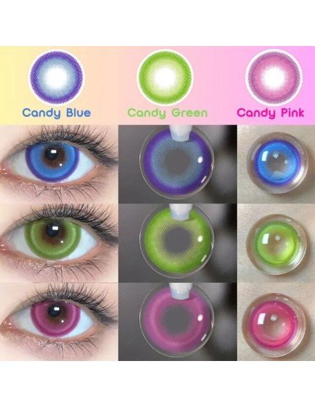 ⭐ Lentes de Contacto Cosméticos Cosplay Colors