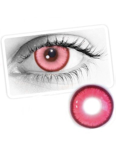 ⭐ Lentes Cosplay HotBlood Cyan Halloween