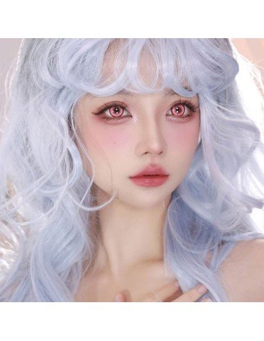 ⭐ Lentes Cosplay HotBlood Cyan Halloween