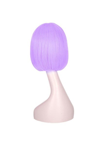 ⭐  Peluca Corta Bob en Fibras Ideal para Fiesta y Carnaval