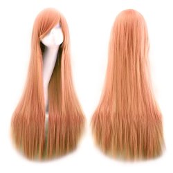 ⭐ Peluca de Kanekalon Lisa 80 Cm Cosplay Cabello largo