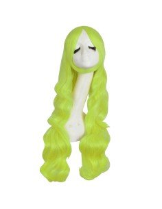 ⭐ Peluca Cosplay Ondulada 80cm Kanekalon Amarillo 2