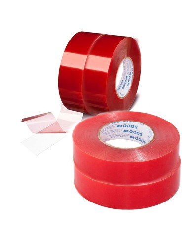 ⭐ Cinta doble faz de poliéster 18mm x 5mts Soco