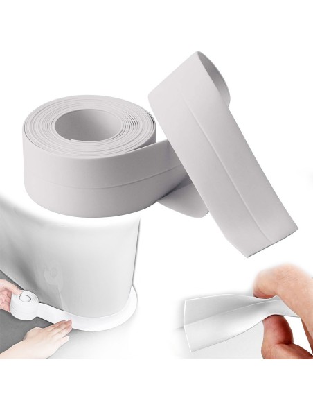 Cinta Selladora de Calafateo en PVC baño cocina