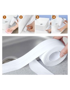 Cinta Selladora de Calafateo en PVC baño cocina 2
