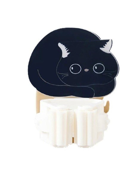 ⭐ Setx4 Organizador Soporte Escobas Multiusos Adorables Gatos