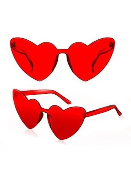 Gafas Fashion Party De Corazón Sol Rimless Moda Colores