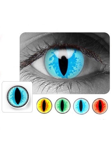 ⭐ Lentes de Contacto Blind Sauron Dragón FX - Bloquea Visión