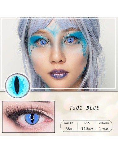 ⭐ Lentes de Contacto Blind Sauron Dragón FX - Bloquea Visión