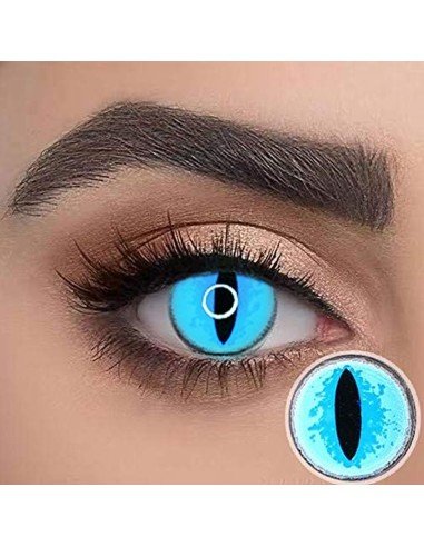 ⭐ Lentes de Contacto Blind Sauron Dragón FX - Bloquea Visión