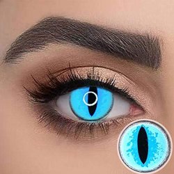 ⭐ Lentes de Contacto Blind Sauron Dragón FX - Bloquea Visión