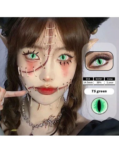 ⭐ Lentes de Contacto Blind Sauron Dragón FX - Bloquea Visión