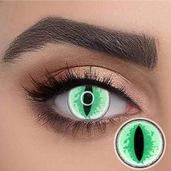 ⭐ Lentes de Contacto Blind Sauron Dragón FX - Bloquea Visión